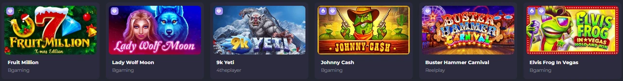 Top pokies collection at Spinago Casino